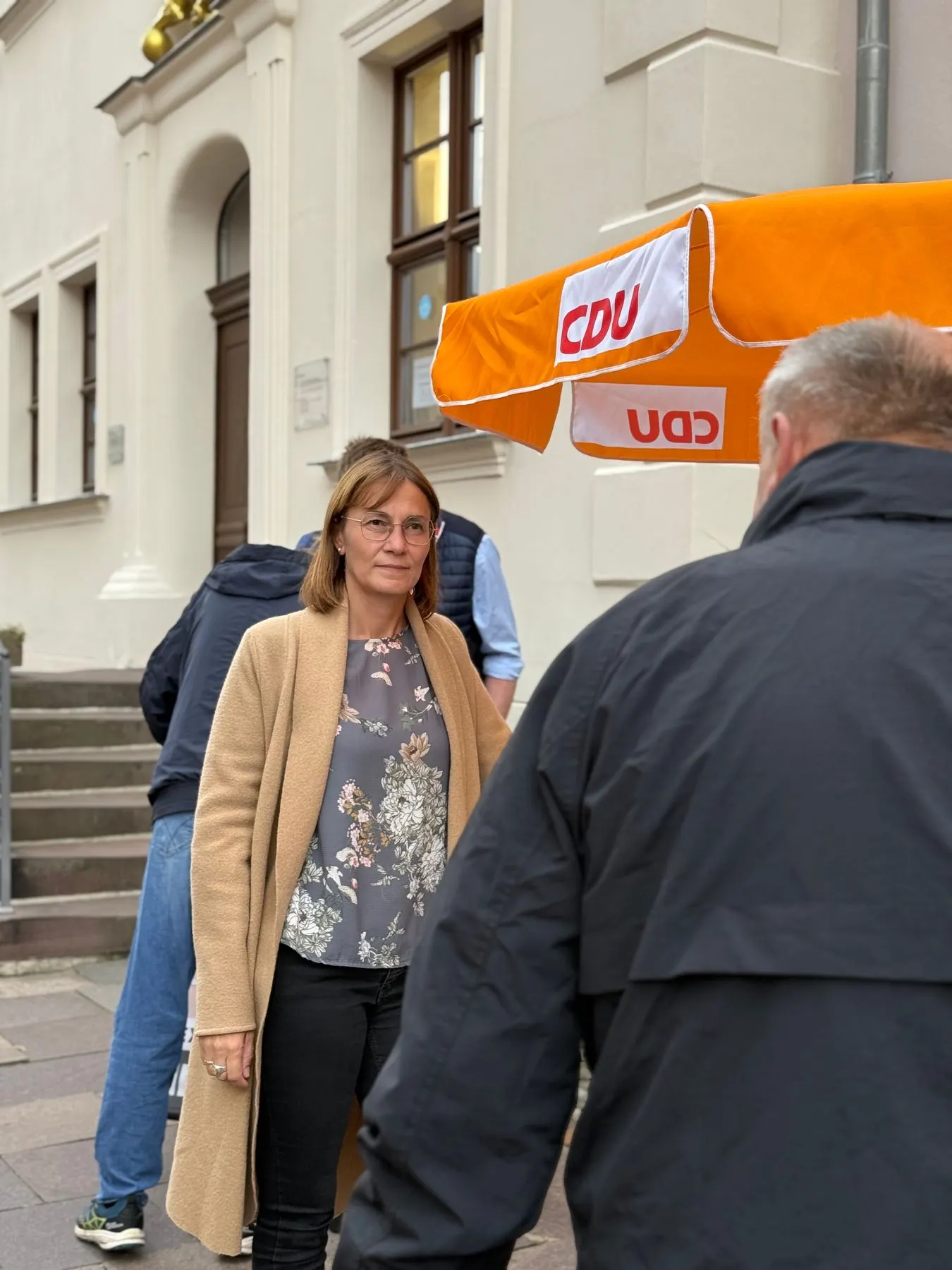 Sandra im Wahlkreis